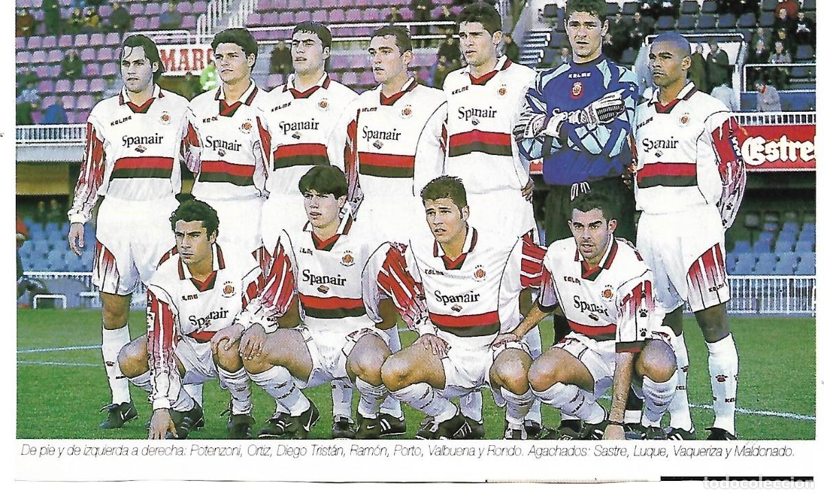 Collezionismo sportivo: Recorte doble de 1999, anverso y reverso: MALLORCA B y EIBAR