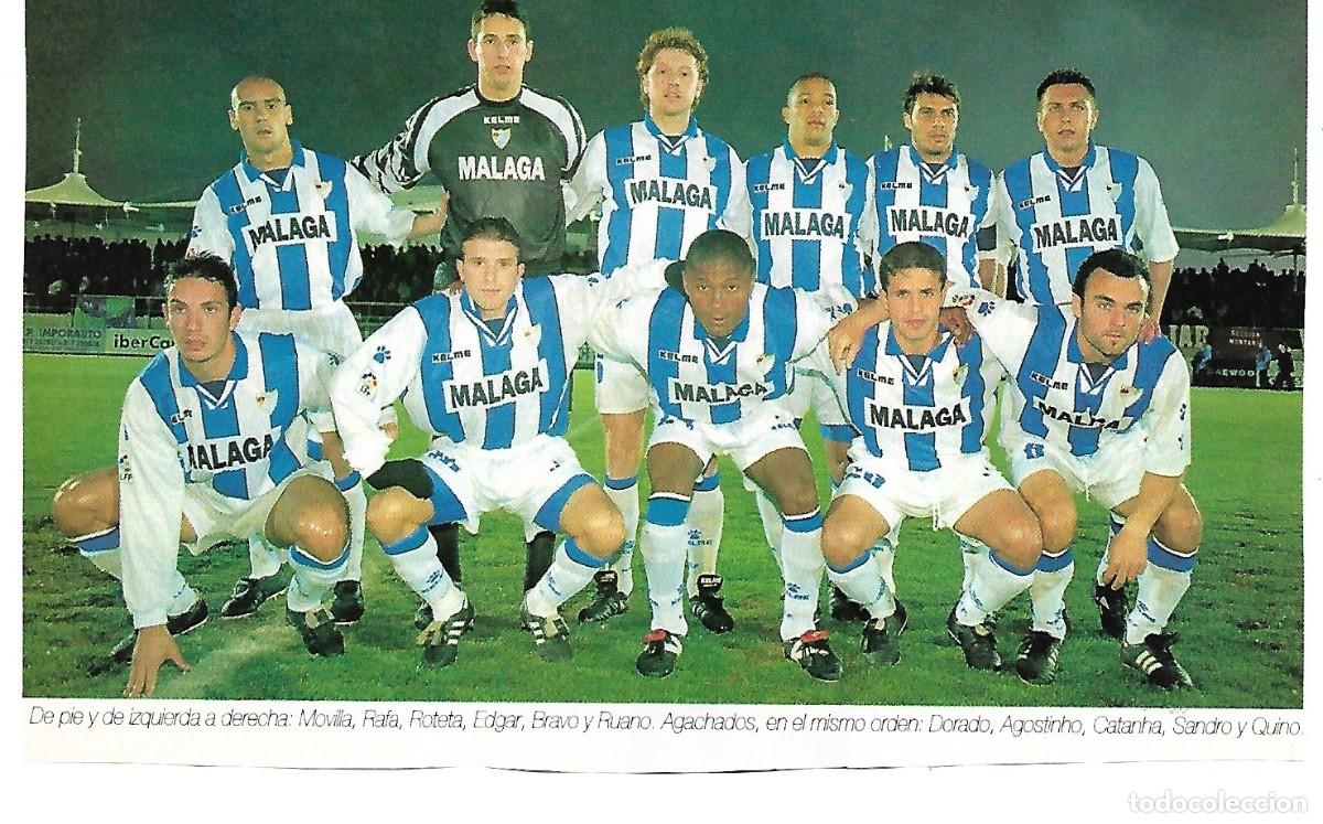 Collezionismo sportivo: M&Aacute;LAGA CF: Recorte de la temporada 98-99