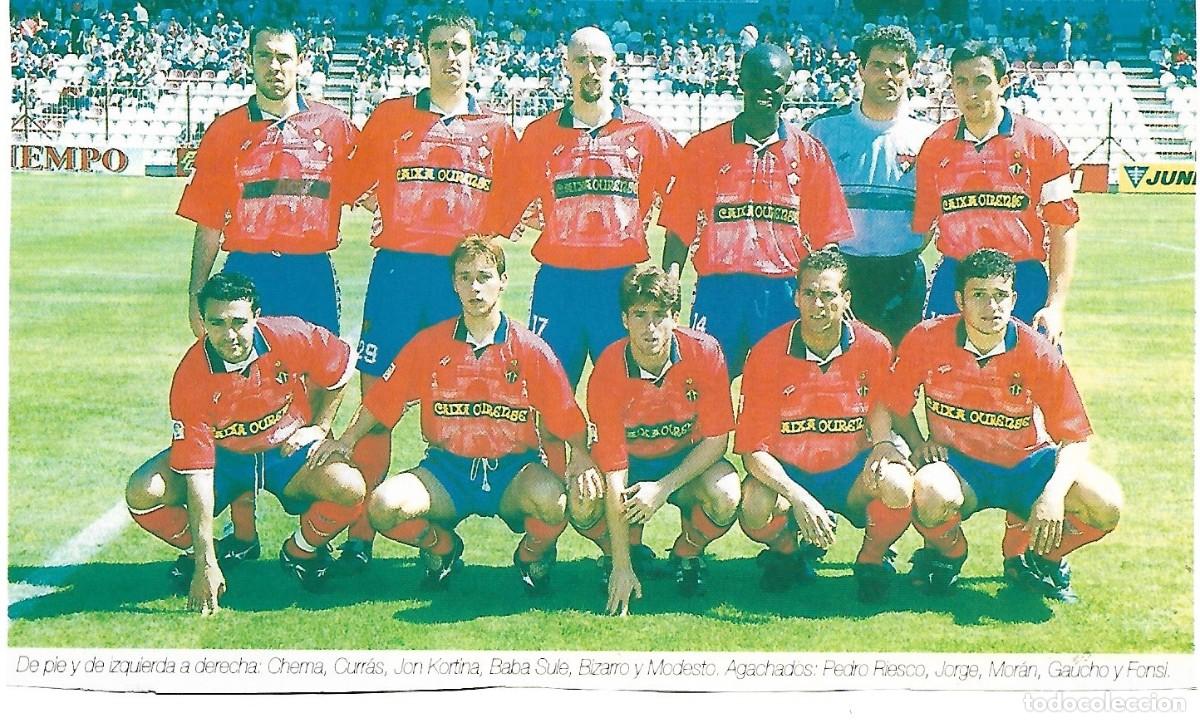 Collezionismo sportivo: OURENSE: Recorte de la temporada 98-99