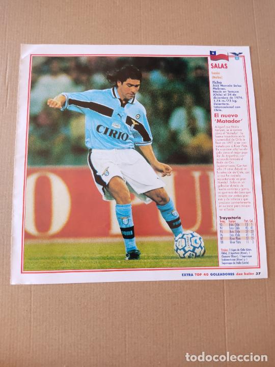 Collezionismo sportivo: MARCELO SALAS LAZIO ALAN SHEARER NEWCASTLE DOBLE POSTER 1 PAG REVISTA DON BALON A&Ntilde;OS 90