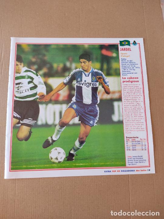 Collezionismo sportivo: MARIO JARDEL OPORTO ULF KIRSTEN BAYER LEVERKUSEN DOBLE POSTER 1 PAG REVISTA DON BALON A&Ntilde;OS 90