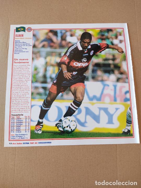 Collezionismo sportivo: GIOVANE ELBER BAYERN MUNICH EDMUNDO BRASIL FIORENTINA DOBLE POSTER 1 PAG REVISTA DON BALON A&Ntilde;OS 90