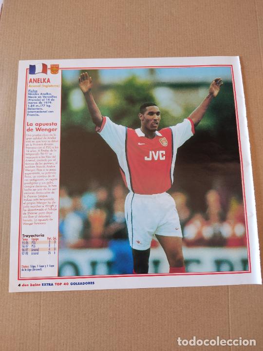 Collezionismo sportivo: NICOLAS ANELKA ARSENAL POSTER 1 PAG REVISTA DON BALON A&Ntilde;OS 90 SALAS RONALDO DEL PIERO WEAH MIJATOVIC