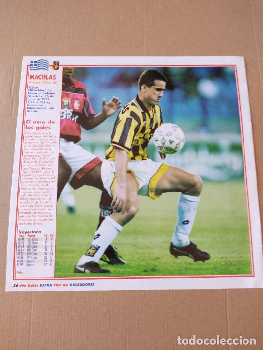 Collezionismo sportivo: NIKOS MACHLAS VITESSE POSTER 1 PAG REVISTA DON BALON A&Ntilde;OS 90 VAN BASTEN CAMATARU VAN DER BERGH