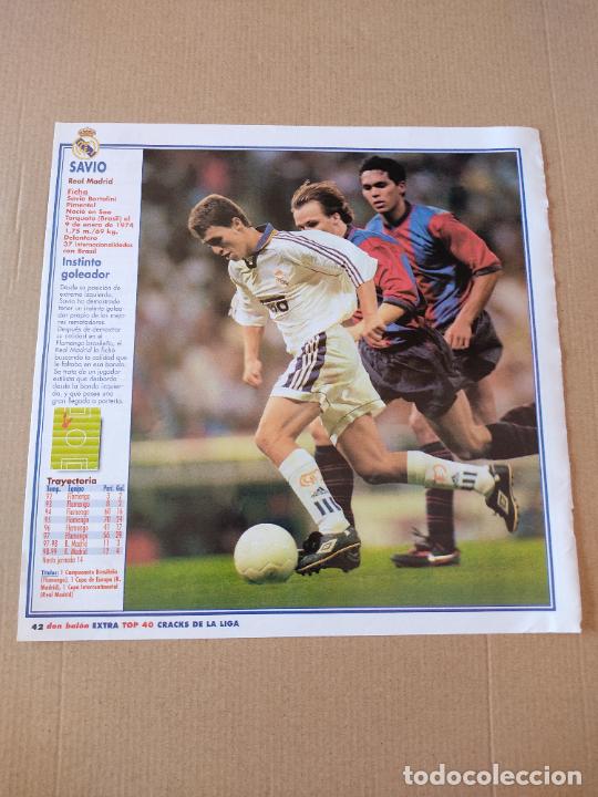 Sammelleidenschaft Sport: SAVIO BORTOLINI REAL MADRID SA PINTO REAL SOCIEDAD DOBLE POSTER 1 PAG REVISTA DON BALON A&Ntilde;OS 90