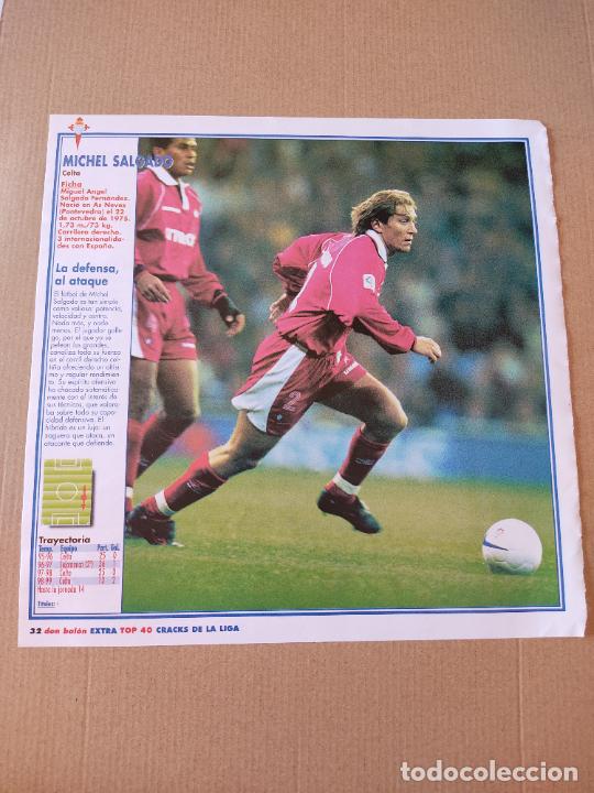 Collezionismo sportivo: MICHEL SALGADO Y MAZINHO CELTA DE VIGO DOBLE POSTER 1 PAG REVISTA DON BALON A&Ntilde;OS 90