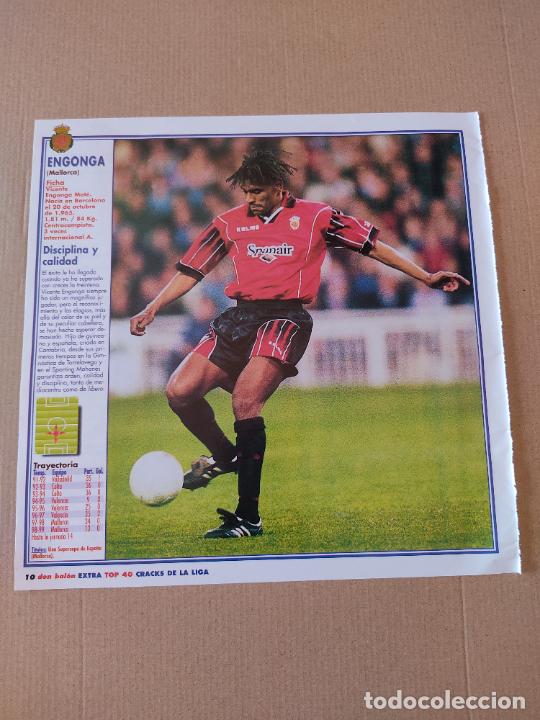 Sammelleidenschaft Sport: ENGONGA REAL MALLORCA DJALMINHA DEPORTIVO DE LA CORU&Ntilde;A DOBLE POSTER 1 PAG REVISTA DON BALON A&Ntilde;OS 90