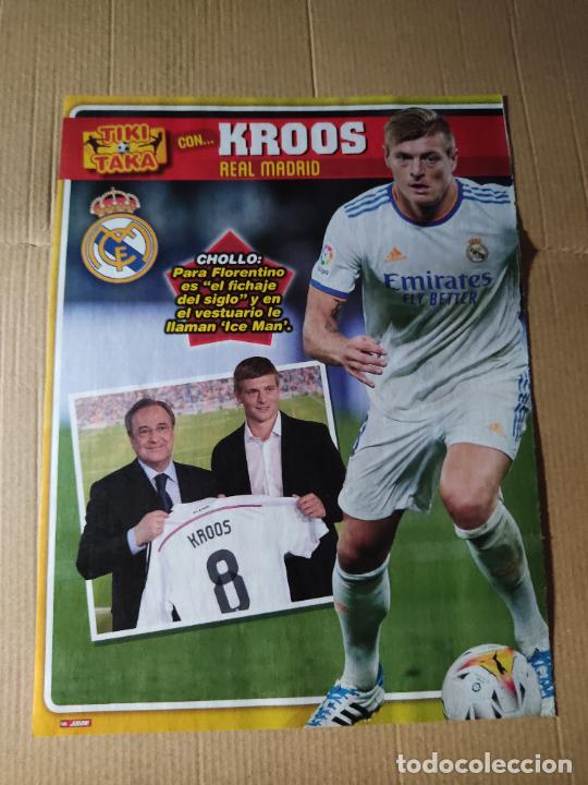 Coleccionismo deportivo: TONI KROOS REAL MADRID POSTER 1 PAG REVISTA JUGON + MISTER SELECCI&Oacute;N ESPA&Ntilde;OLA ESPA&Ntilde;A PEDRI MORATA..