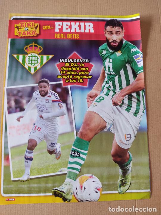 Collezionismo sportivo: FEKIR BETIS TIPO POSTER 1 PAG REVISTA JUGON I&Ntilde;IGO MARTINEZ CROMO STORY ATHLETIC BILBAO REAL SOCIEDAD