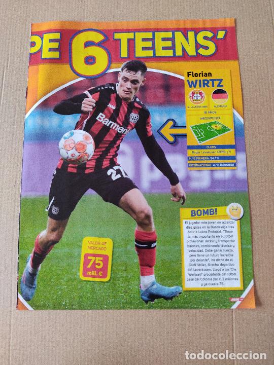Collezionismo sportivo: FLORIAN WIRTZ BAYER LEVERKUSEN TIPO POSTER 1 PAG REVISTA JUGON + MUSIALA MUNICH GIO REYNA BORUSSIA