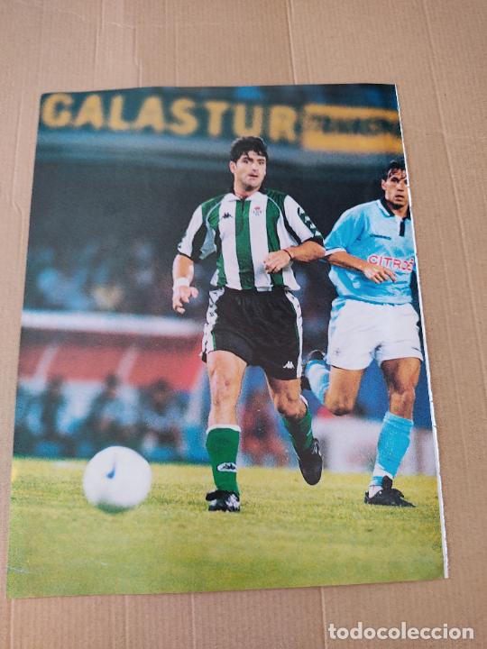 Collezionismo sportivo: FERNANDO REAL BETIS POSTER 1 PAG REVISTA LIDER A&Ntilde;OS 90 + ENTREVISTA