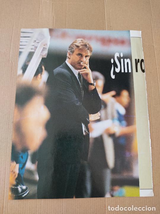Collezionismo sportivo: GUUS HIDINK ENTRENADOR REAL MADRID POSTER 1 PAG REVISTA LIDER A&Ntilde;OS 90 + REPORTAJE KLUIVERT BARCELONA