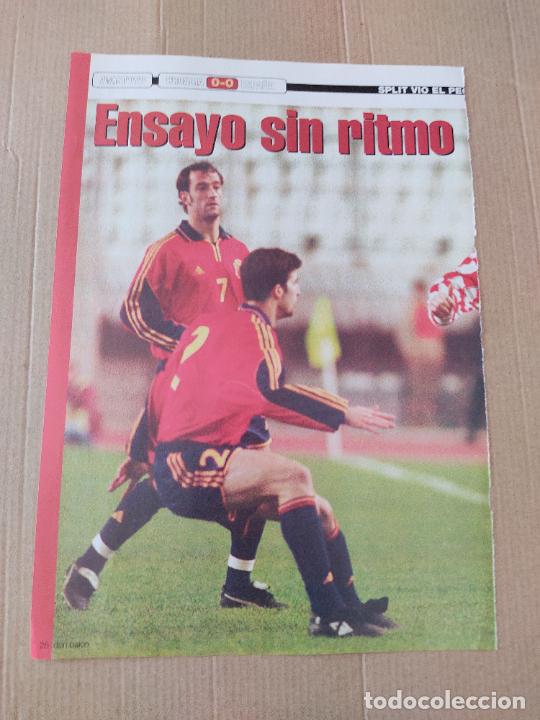Sammelleidenschaft Sport: JOSEBA ETXEBERRIA VELASCO ESPA&Ntilde;A SELECCI&Oacute;N ESPA&Ntilde;OLA POSTER 1 PAG REVISTA DON BALON A&Ntilde;O 2000 HIDDINK