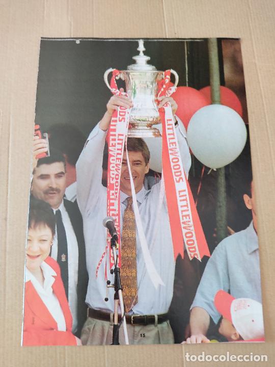 Collezionismo sportivo: ARSENE WENGER ARSENAL POSTER 1 PAG REVISTA DON BALON A&Ntilde;OS 90
