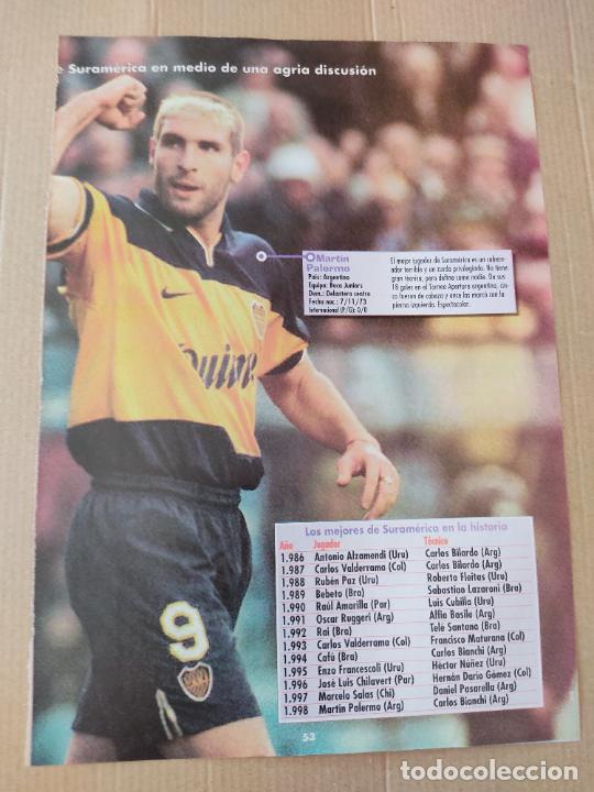 Collezionismo sportivo: MART&Iacute;N PALERMO BOCA JUNIORS TIPO POSTER 1 PAG REVISTA DON BALON A&Ntilde;OS 90 + CHILAVERT BERMUDEZ ARCE
