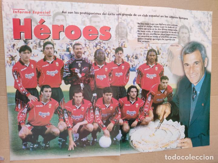 Collezionismo sportivo: ROA DANI SOLER STANKOVIC CUPER ENGONGA LAUREN MALLORCA TIPO POSTER 2 PAG REVISTA DON BALON A&Ntilde;O 1999