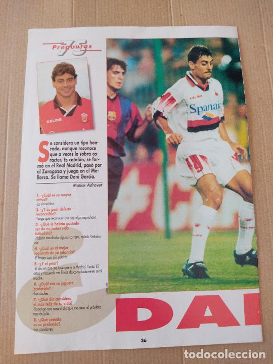 Collectionnisme sportif: DANI GARCIA LARA REAL MALLORCA TIPO POSTER REPORTAJE 1 PAG REVISTA DON BAL&Oacute;N A&Ntilde;OS 90
