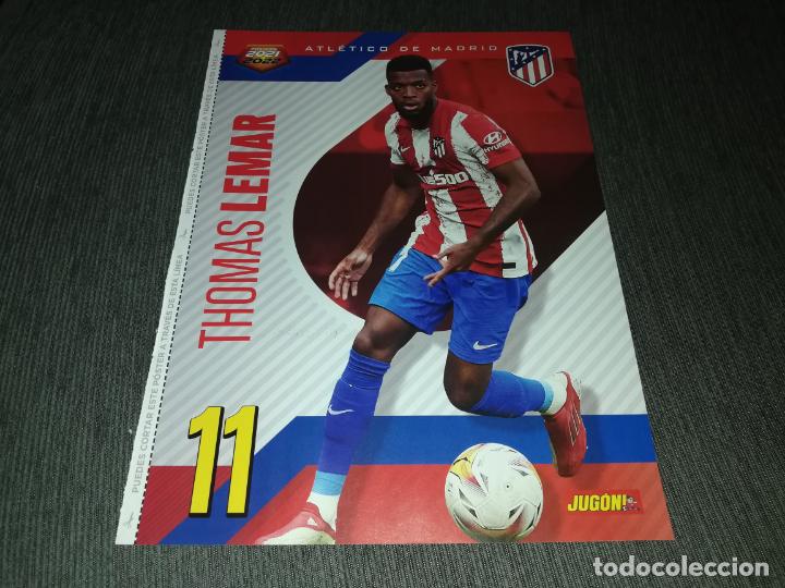 Sammelleidenschaft Sport: DOBLE POSTER THOMAS LEMAR AT MADRID RAFA MIR SEVILLA REVISTA JUGON 2021 2022 21 22 TAMA&Ntilde;O FOLIO
