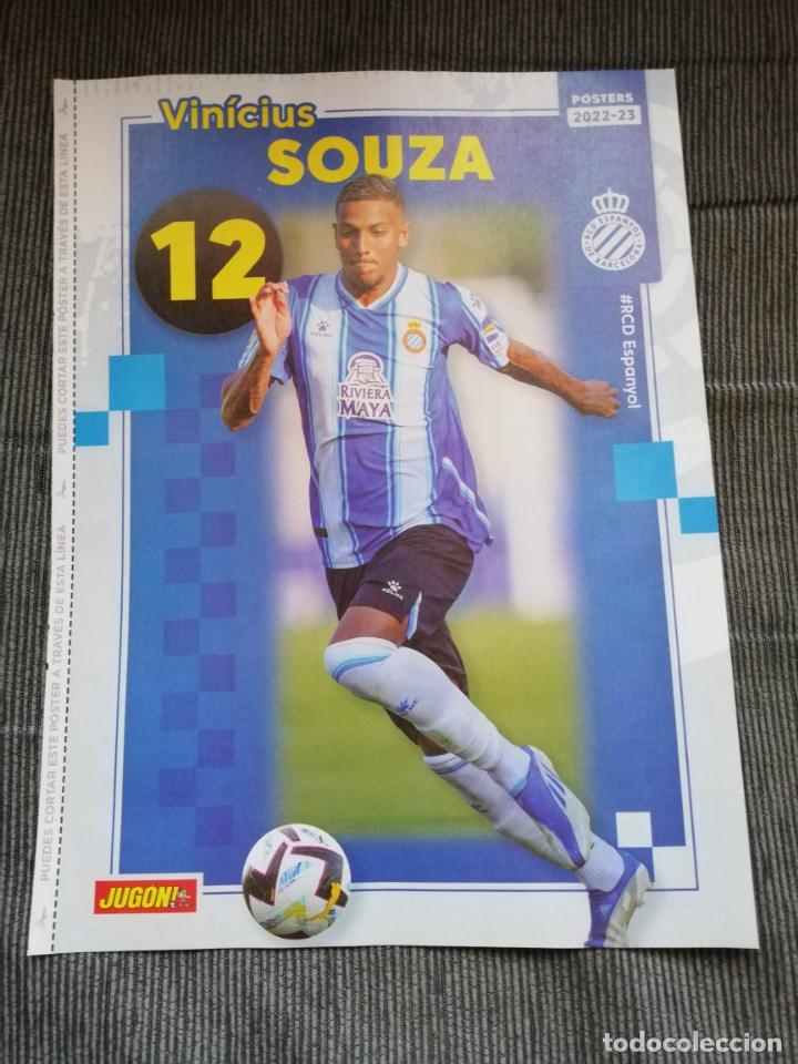 Collectionnisme sportif: POSTER VINICIUS SOUZA ESPANYOL PORTU GETAFE REVISTA JUGON 2022 2023 22 23 TAMA&Ntilde;O FOLIO