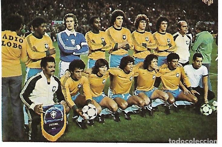 Sammelleidenschaft Sport: SELECCI&Oacute;N DE F&Uacute;TBOL DE BRASIL: Recorte de un equipo de 1978