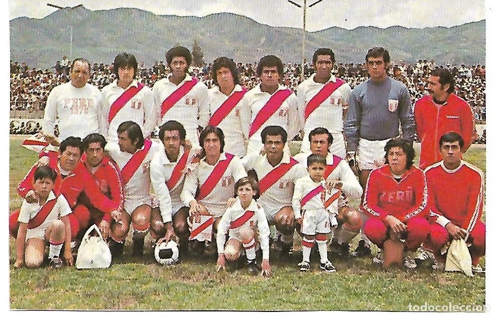 Sammelleidenschaft Sport: SELECCI&Oacute;N DE F&Uacute;TBOL DE PER&Uacute;: Recorte de un equipo de los primeros A&ntilde;os 80