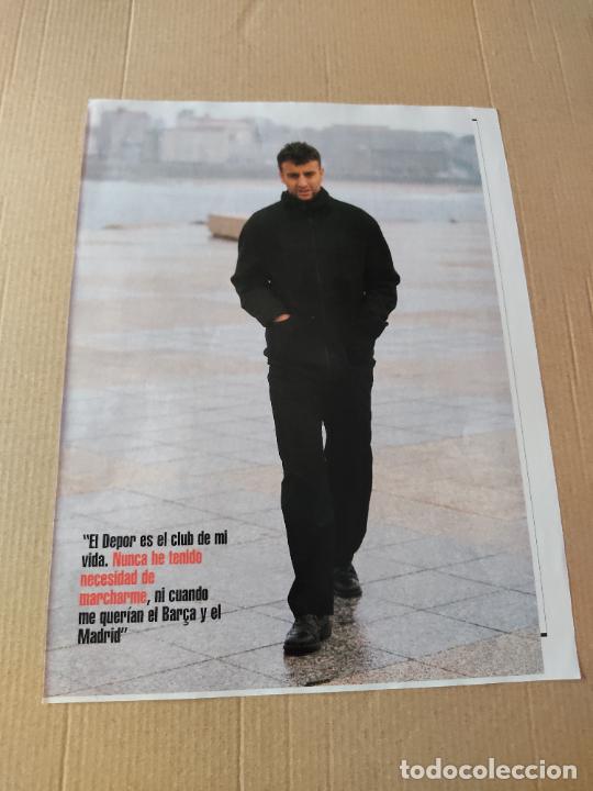 Collezionismo sportivo: FRAN GONZALEZ DEPORTIVO DE LA CORU&Ntilde;A POSTER CARTEL 1 PAG REVISTA SOLO GOLES A&Ntilde;OS 90