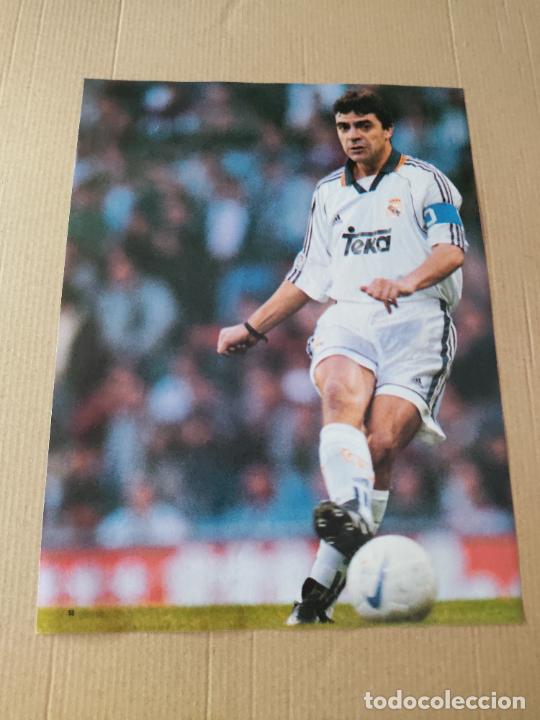 Collezionismo sportivo: MANOLO SANCHIS REAL MADRID POSTER CARTEL 1 PAG REVISTA SOLO GOLES A&Ntilde;OS 90 BRASILE&Ntilde;OS ADIEL FELIPE