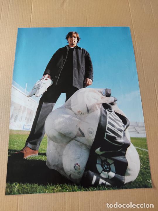 Collezionismo sportivo: ALFONSO PEREZ MU&Ntilde;OZ REAL BETIS DOBLE POSTER CARTEL 1 PAG REVISTA SOLO GOLES A&Ntilde;OS 90