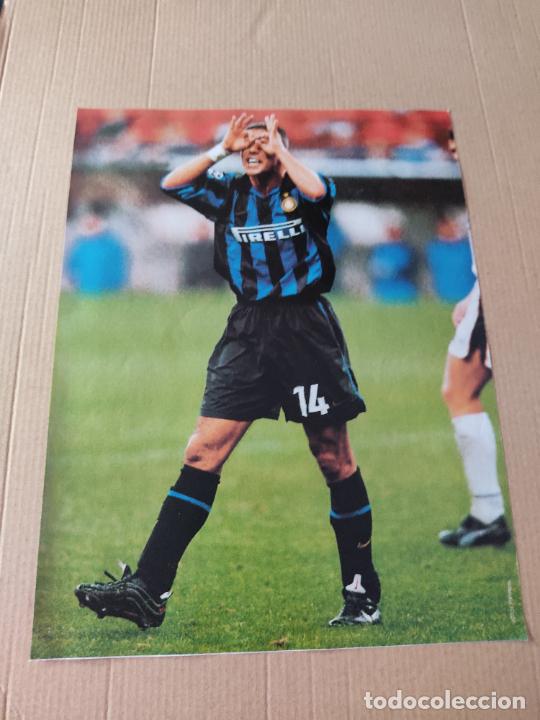 Collezionismo sportivo: DIEGO SIMEONE INTER MILAN POSTER CARTEL 1 PAG REVISTA SOLO GOLES A&Ntilde;OS 90