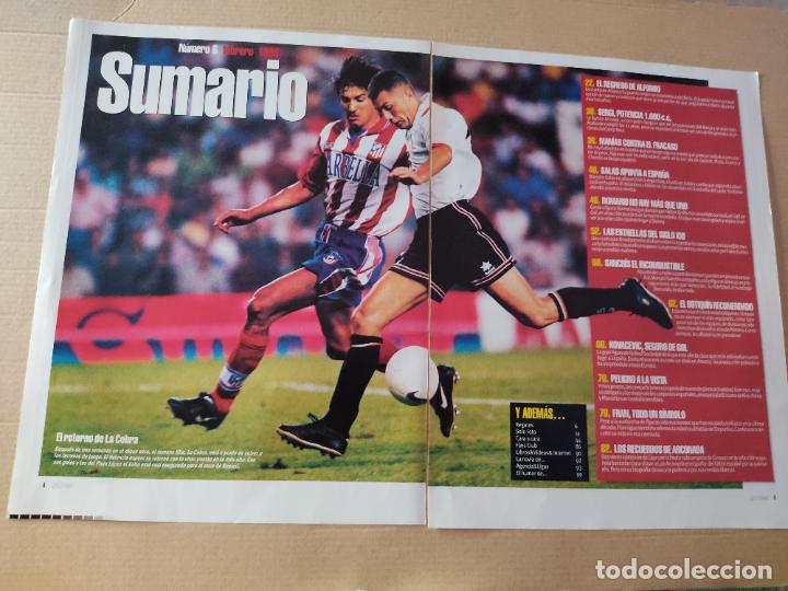 Collezionismo sportivo: ADRIAN ILLIE LA COBRA VALENCIA VS ATLETICO TIPO POSTER CARTEL 2 PAG REVISTA SOLO GOLES A&Ntilde;OS 90