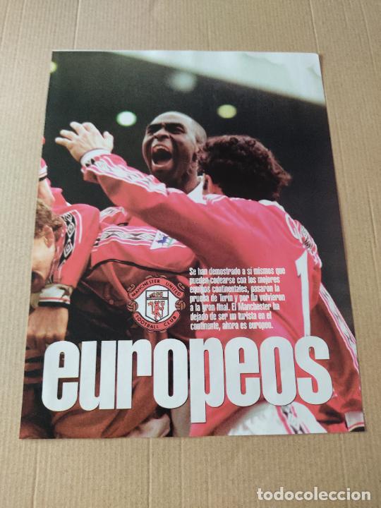 Collezionismo sportivo: RYAN GIGGS MANCHESTER UNITED MU POSTER CARTEL 1 PAG REVISTA SOLO GOLES A&Ntilde;OS 90