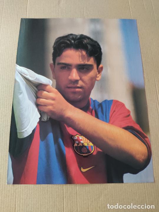 Sammelleidenschaft Sport: XAVI HERNANDEZ ROOKIE BARCELONA BAR&Ccedil;A POSTER CARTEL 1 PAG REVISTA SOLO GOLES A&Ntilde;OS 90