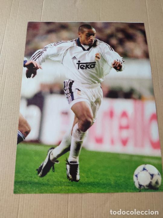 Sammelleidenschaft Sport: ROBERTO CARLOS MADRID LUIS ENRIQUE BARCELONA BAR&Ccedil;A POSTER CARTEL 1 PAG REVISTA SOLO GOLES A&Ntilde;OS 90