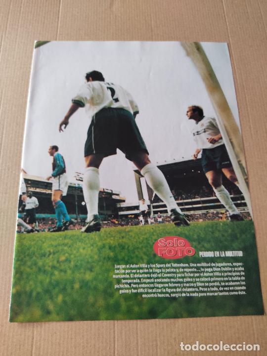 Sammelleidenschaft Sport: DAVID GINOLA STEPHEN CARR TOTTENHAM POSTER CARTEL 1 PAG REVISTA SOLO GOLES A&Ntilde;OS 90