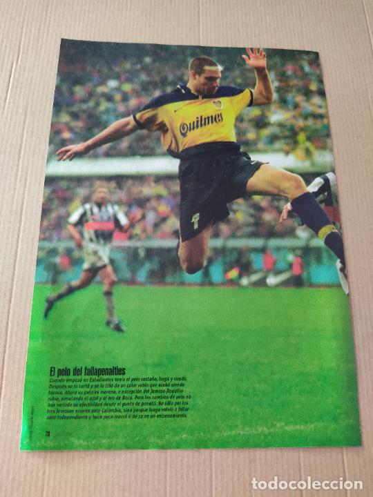 Sammelleidenschaft Sport: MARTIN PALERMO BOCA JUNIORS POSTER CARTEL 1 PAG REVISTA SOLO GOLES A&Ntilde;OS 90 + TIPO POSTER 2 PAG