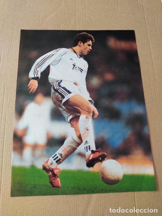 Sammelleidenschaft Sport: FERNANDO MORIENTES REAL MADRID POSTER CARTEL 1 PAG REVISTA SOLO GOLES A&Ntilde;OS 90