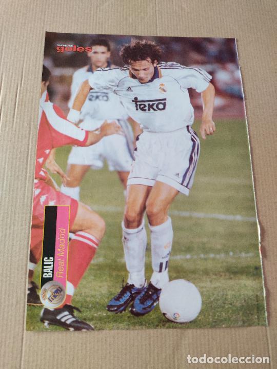 Sammelleidenschaft Sport: ELVIR BALIC REAL MADRID POSTER CARTEL 1 PAG REVISTA SOLO GOLES A&Ntilde;OS 90 EQUIPO MALAGA SANDRO EDGAR...