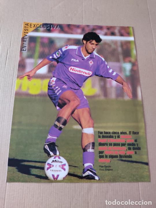 Sammelleidenschaft Sport: RUI COSTA FIORENTINA POSTER CARTEL 1 PAG REVISTA SOLO GOLES A&Ntilde;OS 90
