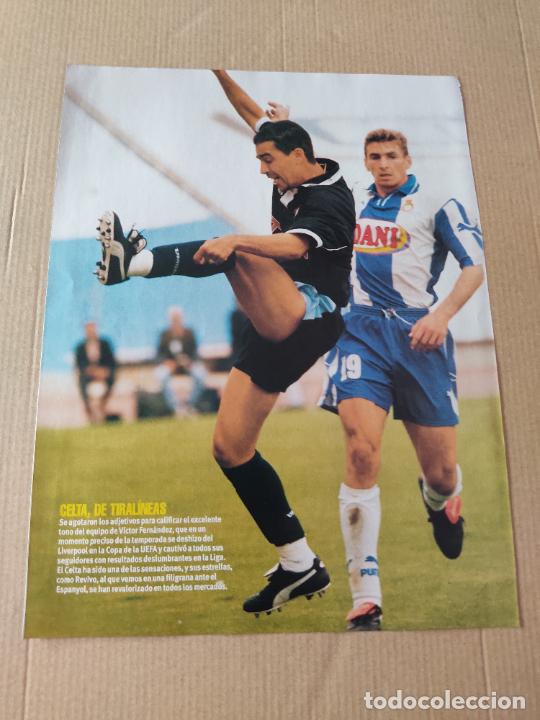 Sammelleidenschaft Sport: REVIVO CELTA VIGO ARTEAGA ESPANYOL DANI BAR&Ccedil;A DOBLE POSTER CARTEL 1 PAG REVISTA SOLO GOLES A&Ntilde;OS 90