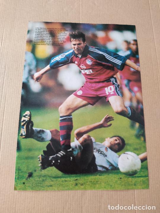 Sammelleidenschaft Sport: LOTHAR MATTHAUS BAYERN MUNICH VS VALENCIA POSTER CARTEL 1 PAG REVISTA SOLO GOLES A&Ntilde;OS 90