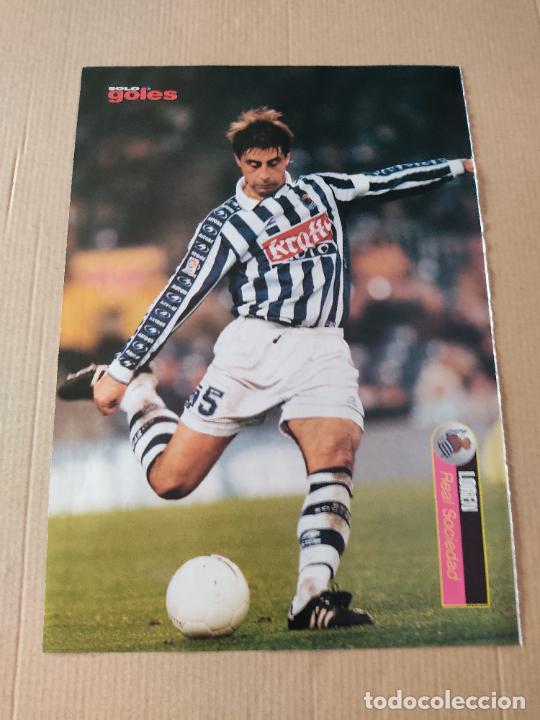 Sammelleidenschaft Sport: LOREN REAL SOCIEDAD POSTER CARTEL 1 PAG REVISTA SOLO GOLES A&Ntilde;OS 90 + PUBLICIDAD AUTO MONOVOLUMEN