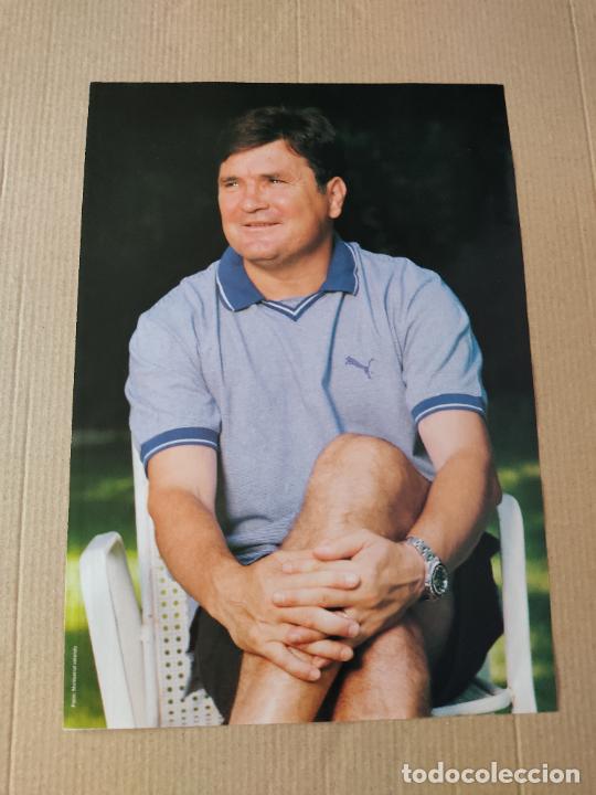 Sammelleidenschaft Sport: JOSE ANTONIO CAMACHO POSTER 1 PAG REVISTA SOLO GOLES A&Ntilde;OS 90 - 2000 + REPORTAJE ESPA&Ntilde;A RAUL