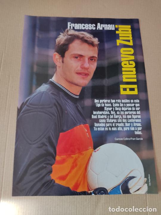 Sammelleidenschaft Sport: FRANCESC ARNAU BARCELONA TIPO POSTER 1 PAG REVISTA SOLO GOLES A&Ntilde;OS 90 + ENTREVISTA 2 PAG