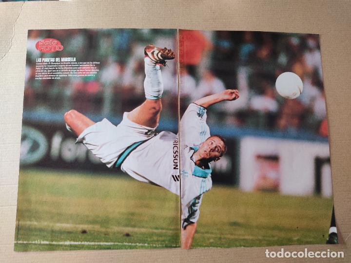 Sammelleidenschaft Sport: FLORIAN MAURICE OLYMPIQUE MARSELLA POSTER 2 PAG REVISTA SOLO GOLES A&Ntilde;OS 90 TOMAS LOCATELLI UDINESE