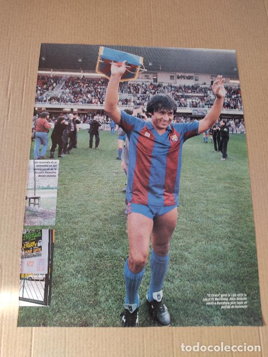 Sammelleidenschaft Sport: HUGO CHOLO SOTIL BARCELONA BAR&Ccedil;A POSTER 1 PAG REVISTA SOLO GOLES A&Ntilde;OS 90 - 2000