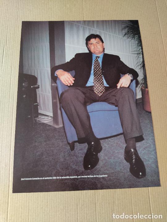Sammelleidenschaft Sport: JOSE ANTONIO CAMACHO REAL MADRID ESPA&Ntilde;A POSTER 1 PAG REVISTA SOLO GOLES A&Ntilde;OS 90 - 2000
