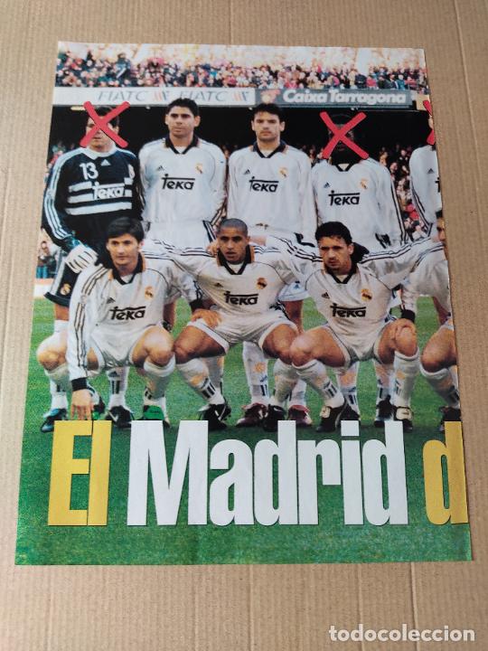 Sammelleidenschaft Sport: EQUIPO PLANTILLA REAL MADRID TIPO POSTER 1 PAG REVISTA SOLO GOLES A&Ntilde;OS 90 - 2000 DENILSON REAL BETIS
