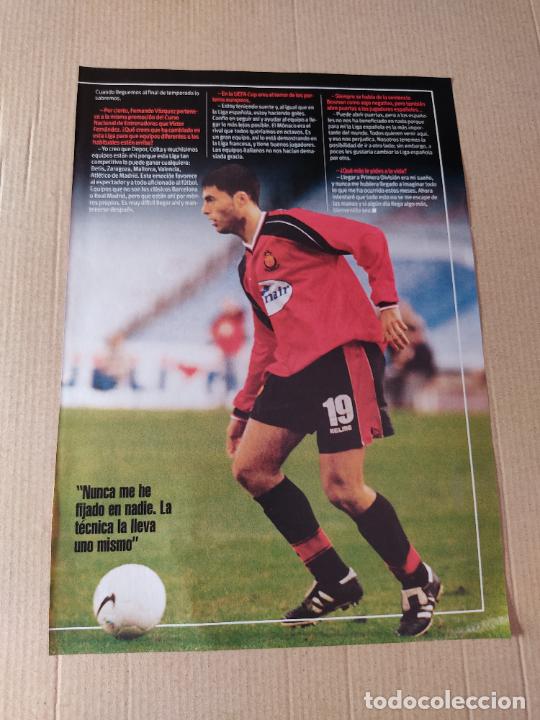Sammelleidenschaft Sport: DIEGO TRISTAN REAL MALLORCA TIPO POSTER 1 PAG REVISTA SOLO GOLES A&Ntilde;OS 90 - 2000