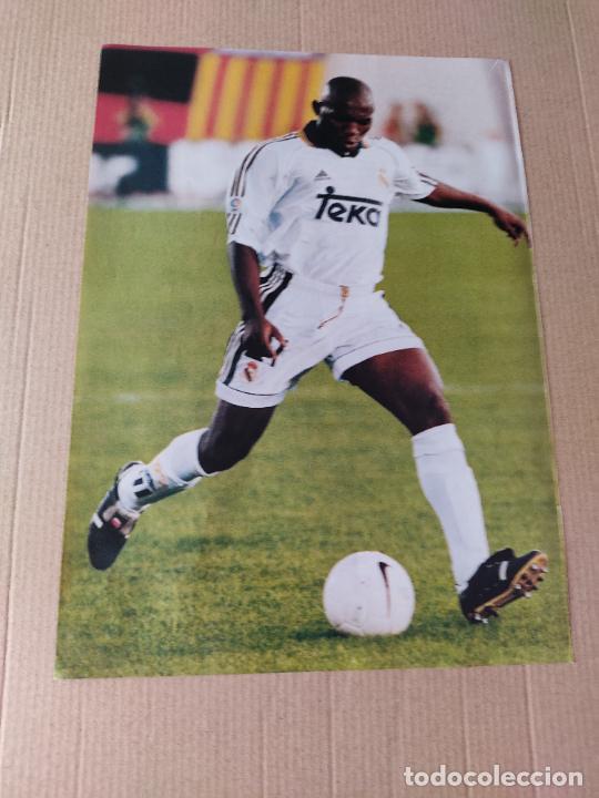 Collezionismo sportivo: GEREMI REAL MADRID POSTER 1 PAG REVISTA SOLO GOLES A&Ntilde;OS 90 - 2000 + PATRICK KLUIVERT BARCELONA BAR&Ccedil;A