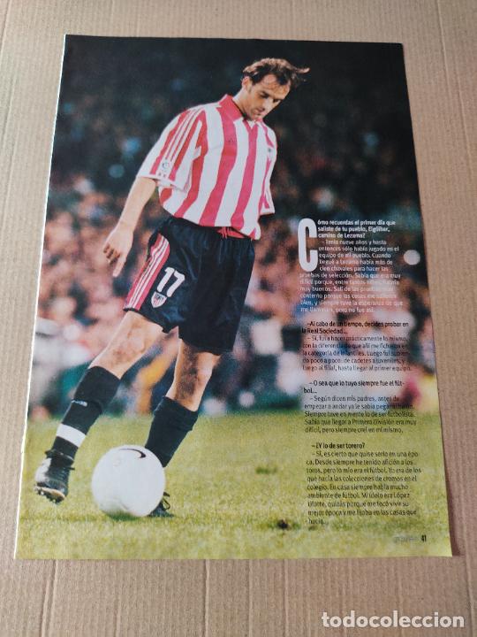 Sammelleidenschaft Sport: JOSEBA ETXEBERRIA ATHLETIC CLUB BILBAO TIPO POSTER 1 PAG REVISTA SOLO GOLES A&Ntilde;OS 90 - 2000